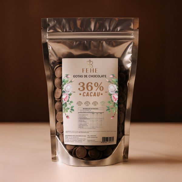 GOTAS DE CHOCOLATE 36% - 500g - Imagem 2