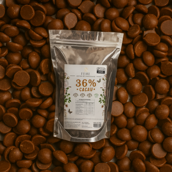 GOTAS DE CHOCOLATE 36% - 500g - Imagem 4
